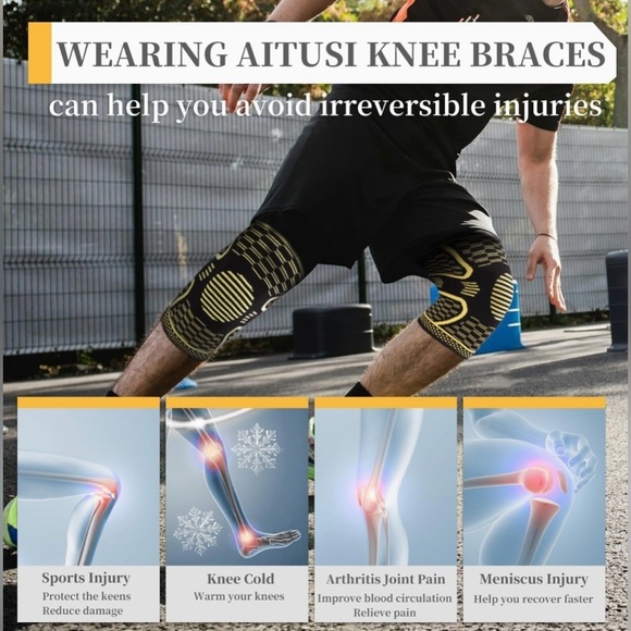 🆕Copper Knee Brace - Picture 1 of 15